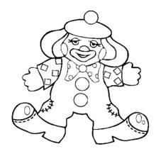 Dessin à colorier: Clown (Carrières et Professions) #91225 - Coloriages à Imprimer Gratuits