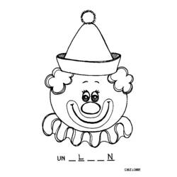 Dessin à colorier: Clown (Carrières et Professions) #91226 - Coloriages à Imprimer Gratuits
