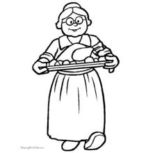 Dessin à colorier: Cuisinier / Cuisinière (Carrières et Professions) #91935 - Coloriages à Imprimer Gratuits