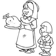 Dessin à colorier: Cuisinier / Cuisinière (Carrières et Professions) #92035 - Coloriages à Imprimer Gratuits