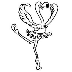 Coloriage Danseur / Danseuse (Carrières et Professions) #179175 à imprimer et colorier