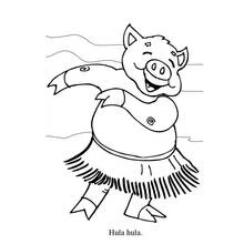 Dessin à colorier: Danseur / Danseuse (Carrières et Professions) #92375 - Coloriages à Imprimer Gratuits