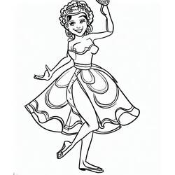 Dessin à colorier: Danseuse Brésilienne de Samba (Carrières et Professions) #191777 - Coloriages à Imprimer Gratuits