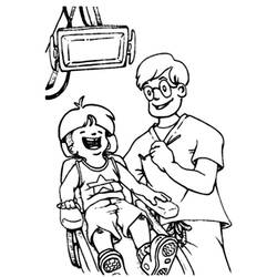 Dessin à colorier: Dentiste (Carrières et Professions) #200013 - Coloriages à Imprimer Gratuits