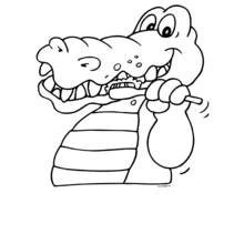 Dessin à colorier: Dentiste (Carrières et Professions) #92917 - Coloriages à Imprimer Gratuits