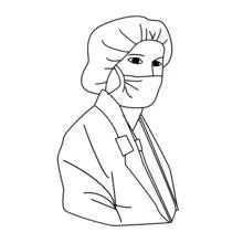 Dessin à colorier: Docteur / Médecin (Carrières et Professions) #93594 - Coloriages à Imprimer Gratuits