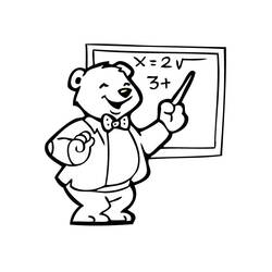 Dessin à colorier: Enseignant / Enseignante (Carrières et Professions) #94231 - Coloriages à Imprimer Gratuits