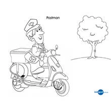 Dessin à colorier: Facteur (Carrières et Professions) #94952 - Coloriages à Imprimer Gratuits