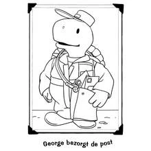 Dessin à colorier: Facteur (Carrières et Professions) #94969 - Coloriages à Imprimer Gratuits