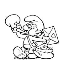Dessin à colorier: Facteur (Carrières et Professions) #94985 - Coloriages à Imprimer Gratuits