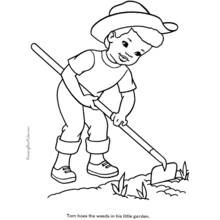 Dessins à colorier: Fermier - Coloriages à Imprimer Gratuits
