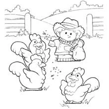 Dessin à colorier: Fermier (Carrières et Professions) #96152 - Coloriages à Imprimer Gratuits
