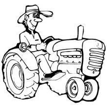 Dessin à colorier: Fermier (Carrières et Professions) #96153 - Coloriages à Imprimer Gratuits