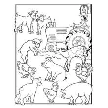 Dessin à colorier: Fermier (Carrières et Professions) #96159 - Coloriages à Imprimer Gratuits