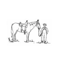 Dessin à colorier: Fermier (Carrières et Professions) #96355 - Coloriages à Imprimer Gratuits