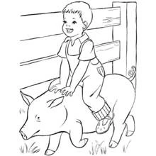 Dessin à colorier: Fermier (Carrières et Professions) #96482 - Coloriages à Imprimer Gratuits