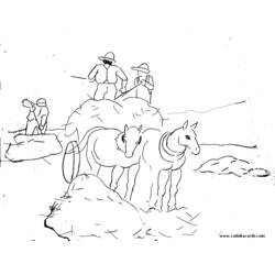 Dessin à colorier: Fermier (Carrières et Professions) #96495 - Coloriages à Imprimer Gratuits