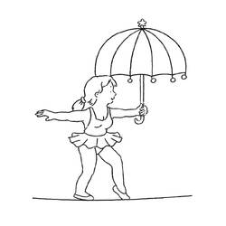 Dessin à colorier: Funambule (Carrières et Professions) #192335 - Coloriages à Imprimer Gratuits
