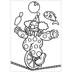 Dessin à colorier: Funambule (Carrières et Professions) #192339 - Coloriages à Imprimer Gratuits