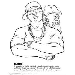 Dessin à colorier: Gangster (Carrières et Professions) #149839 - Coloriages à Imprimer Gratuits