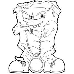 Dessin à colorier: Gangster (Carrières et Professions) #149841 - Coloriages à Imprimer Gratuits