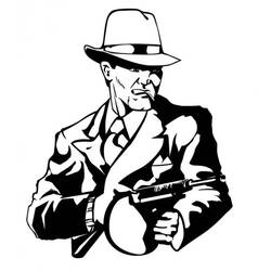 Dessin à colorier: Gangster (Carrières et Professions) #149850 - Coloriages à Imprimer Gratuits
