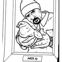 Dessin à colorier: Gangster (Carrières et Professions) #149982 - Coloriages à Imprimer Gratuits