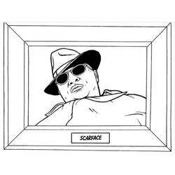 Dessin à colorier: Gangster (Carrières et Professions) #150024 - Coloriages à Imprimer Gratuits