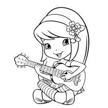Dessin à colorier: Guitariste (Carrières et Professions) #98082 - Coloriages à Imprimer Gratuits