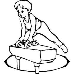 Dessins à colorier: Gymnastique - Coloriages à Imprimer Gratuits