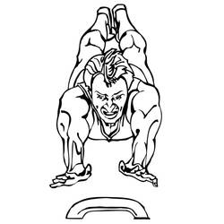 Dessin à colorier: Gymnastique (Carrières et Professions) #192315 - Coloriages à Imprimer Gratuits