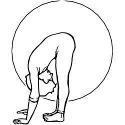 Dessin à colorier: Gymnastique (Carrières et Professions) #192330 - Coloriages à Imprimer Gratuits