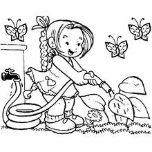 Dessin à colorier: Jardinier (Carrières et Professions) #98846 - Coloriages à Imprimer Gratuits