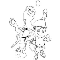 Dessin à colorier: Jongleur (Carrières et Professions) #99239 - Coloriages à Imprimer Gratuits