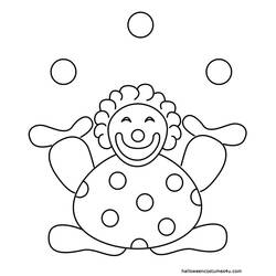 Dessin à colorier: Jongleur (Carrières et Professions) #99278 - Coloriages à Imprimer Gratuits