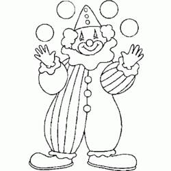 Dessin à colorier: Jongleur (Carrières et Professions) #99284 - Coloriages à Imprimer Gratuits