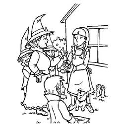 Dessin à colorier: Magicien (Carrières et Professions) #100711 - Coloriages à Imprimer Gratuits