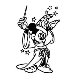 Dessin à colorier: Magicien (Carrières et Professions) #100725 - Coloriages à Imprimer Gratuits