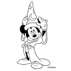 Dessin à colorier: Magicien (Carrières et Professions) #100790 - Coloriages à Imprimer Gratuits