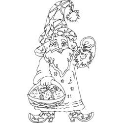Dessin à colorier: Magicien (Carrières et Professions) #100793 - Coloriages à Imprimer Gratuits