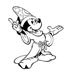 Dessin à colorier: Magicien (Carrières et Professions) #100927 - Coloriages à Imprimer Gratuits