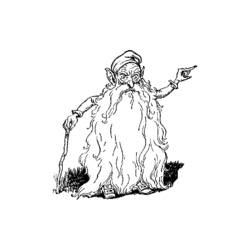 Dessin à colorier: Magicien (Carrières et Professions) #100962 - Coloriages à Imprimer Gratuits