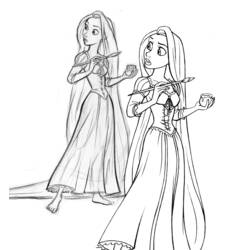 Dessin à colorier: Mannequin (Carrières et Professions) #101422 - Coloriages à Imprimer Gratuits
