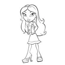 Dessin à colorier: Mannequin (Carrières et Professions) #101628 - Coloriages à Imprimer Gratuits