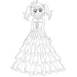 Dessin à colorier: Mannequin (Carrières et Professions) #101630 - Coloriages à Imprimer Gratuits