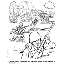 Dessin à colorier: Militaire (Carrières et Professions) #102232 - Coloriages à Imprimer Gratuits
