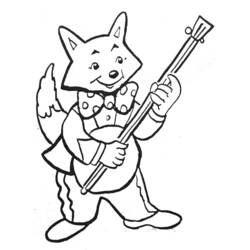 Dessin à colorier: Musicien (Carrières et Professions) #102546 - Coloriages à Imprimer Gratuits