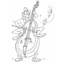 Dessin à colorier: Musicien (Carrières et Professions) #102585 - Coloriages à Imprimer Gratuits