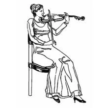 Dessin à colorier: Musicien (Carrières et Professions) #102648 - Coloriages à Imprimer Gratuits