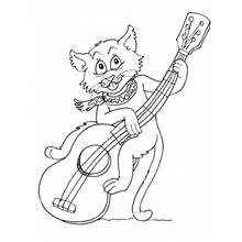 Dessin à colorier: Musicien (Carrières et Professions) #102650 - Coloriages à Imprimer Gratuits